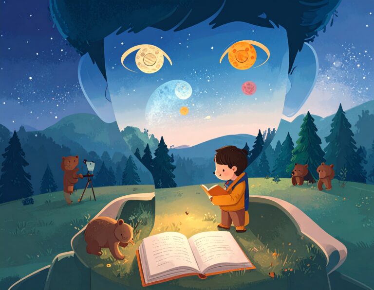 Firefly_Create a modern, futuristic scene featuring a cartoon version of myself at the center 921810